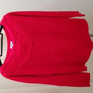 Croft & Barrow red NWOT  sweater